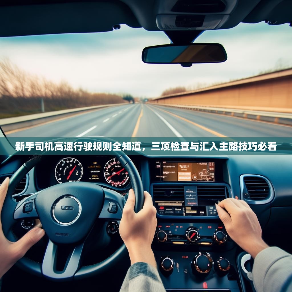 新手司机高速行驶规则全知道，三项检查与汇入主路技巧必看