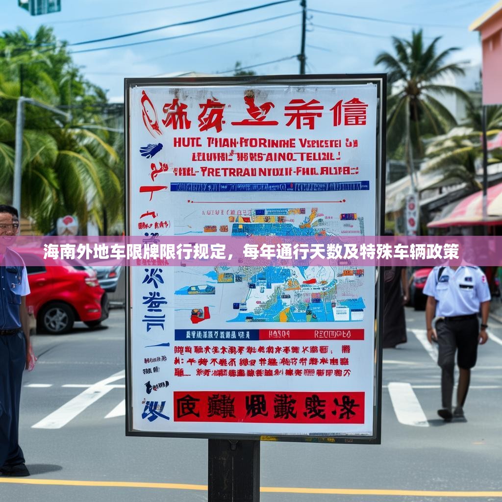 海南外地车限牌限行规定，每年通行天数及特殊车辆政策
