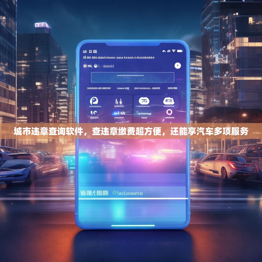 城市违章查询软件，查违章缴费超方便，还能享汽车多项服务