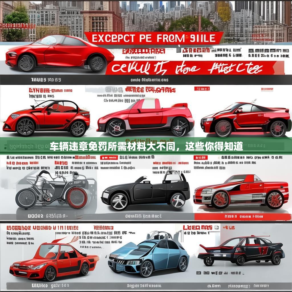 车辆违章免罚所需材料大不同，这些你得知道