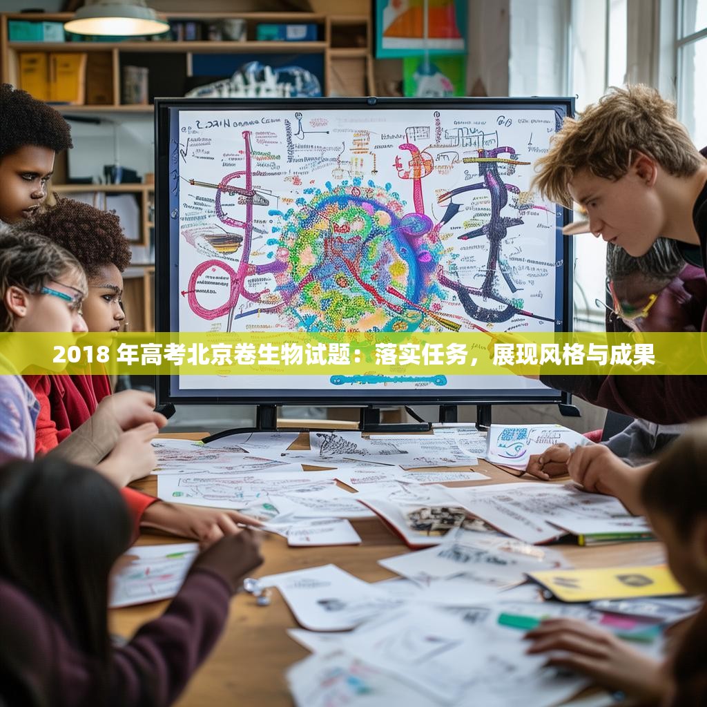 2018 年高考北京卷生物试题：落实任务，展现风格与成果