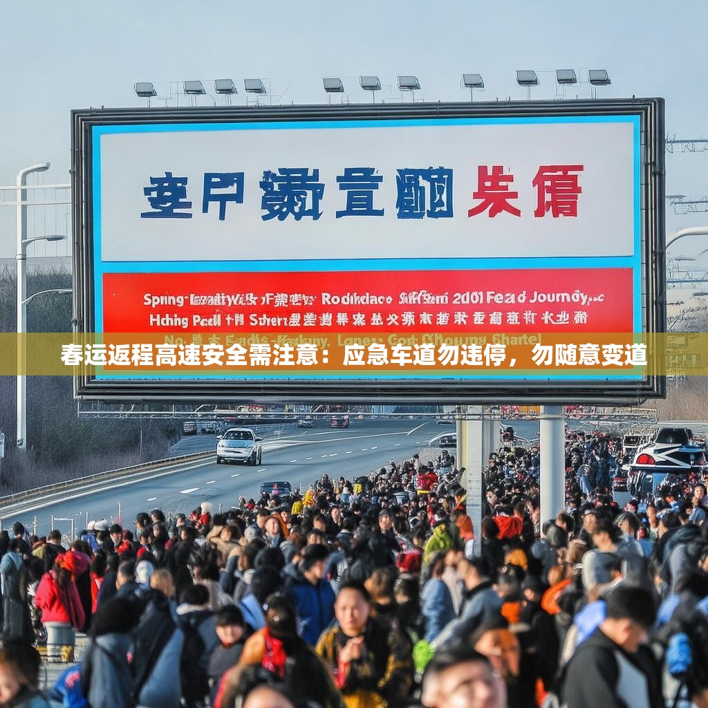 春运返程高速安全需注意：应急车道勿违停，勿随意变道