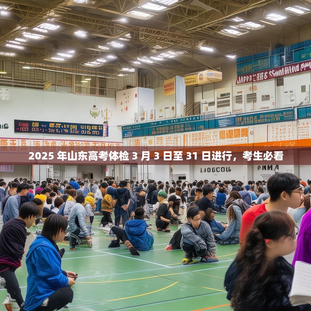 2025 年山东高考体检 3 月 3 日至 31 日进行，考生必看
