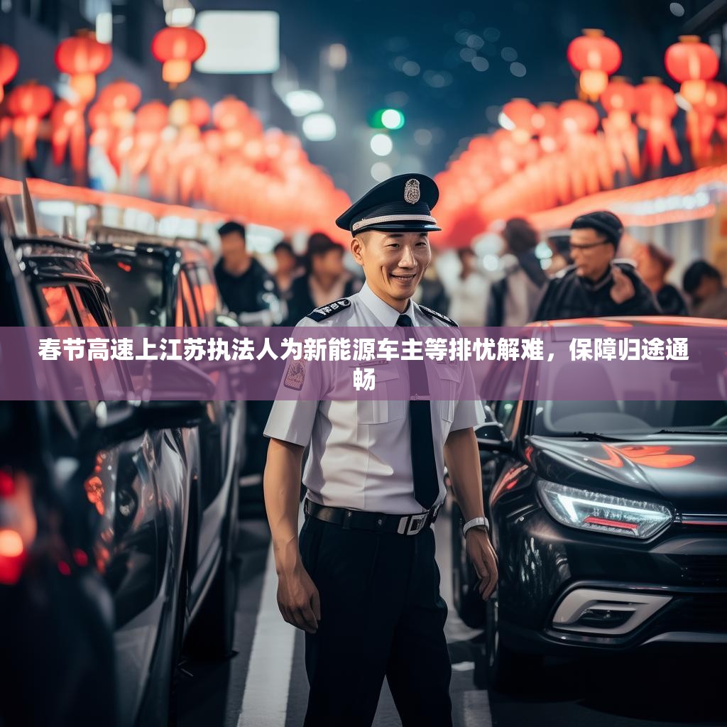 春节高速上江苏执法人为新能源车主等排忧解难，保障归途通畅