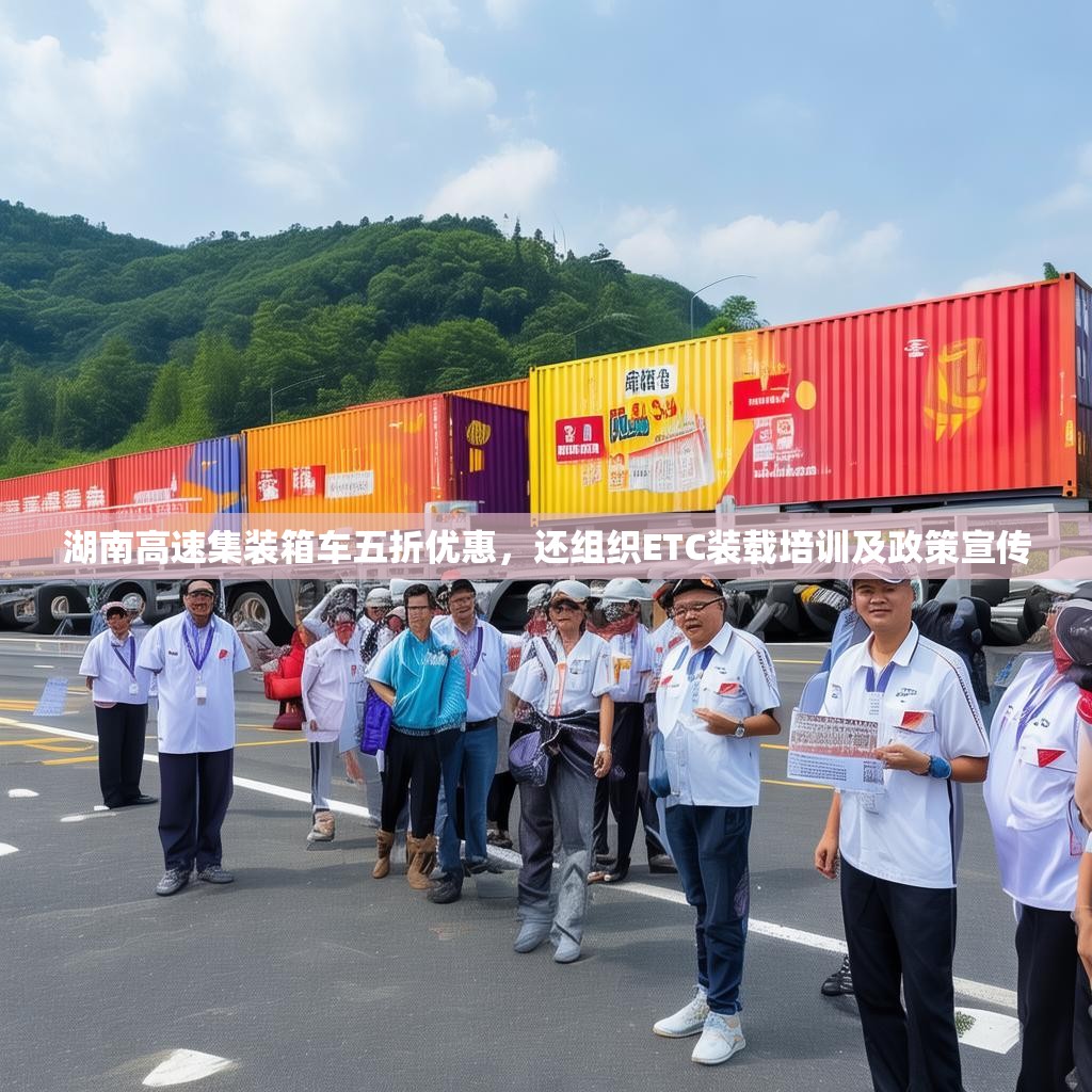 湖南高速集装箱车五折优惠，还组织ETC装载培训及政策宣传