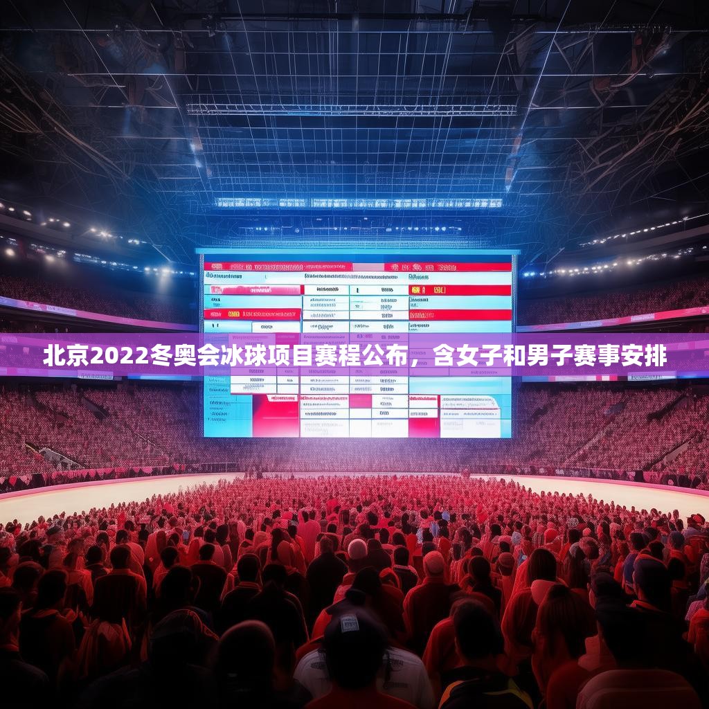 北京2022冬奥会冰球项目赛程公布，含女子和男子赛事安排