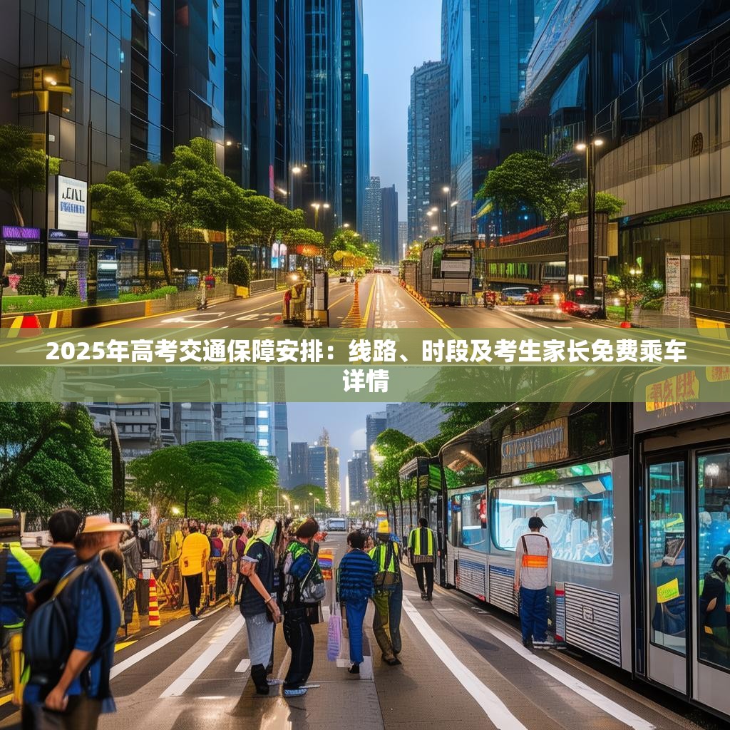 2025年高考交通保障安排：线路、时段及考生家长免费乘车详情