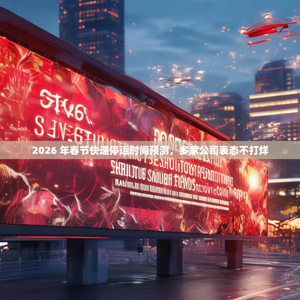 2026 年春节快递停运时间预测，多家公司表态不打烊