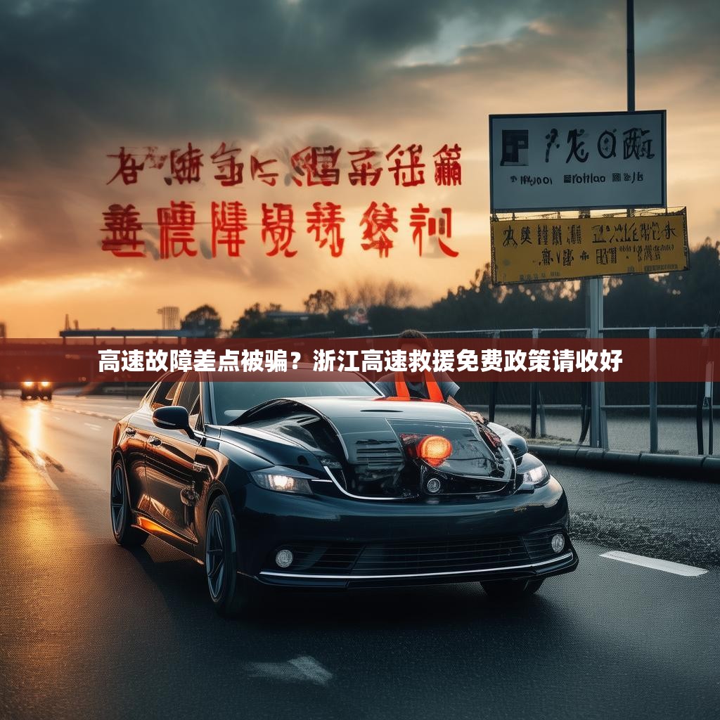 高速故障差点被骗？浙江高速救援免费政策请收好