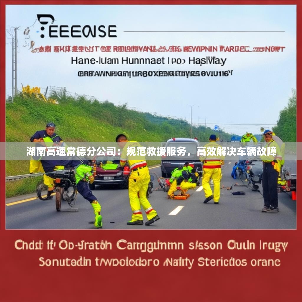 湖南高速常德分公司：规范救援服务，高效解决车辆故障