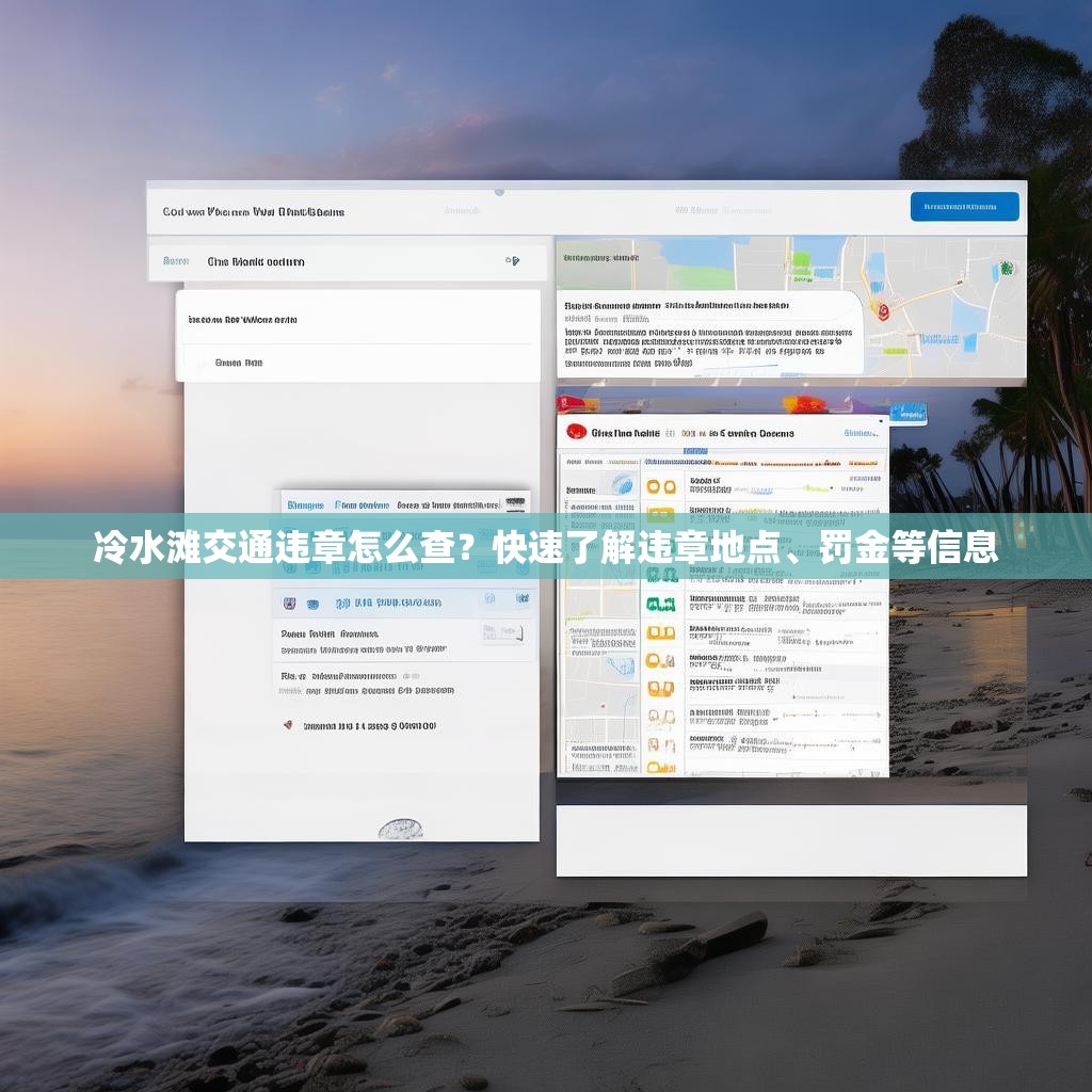 冷水滩交通违章怎么查？快速了解违章地点、罚金等信息