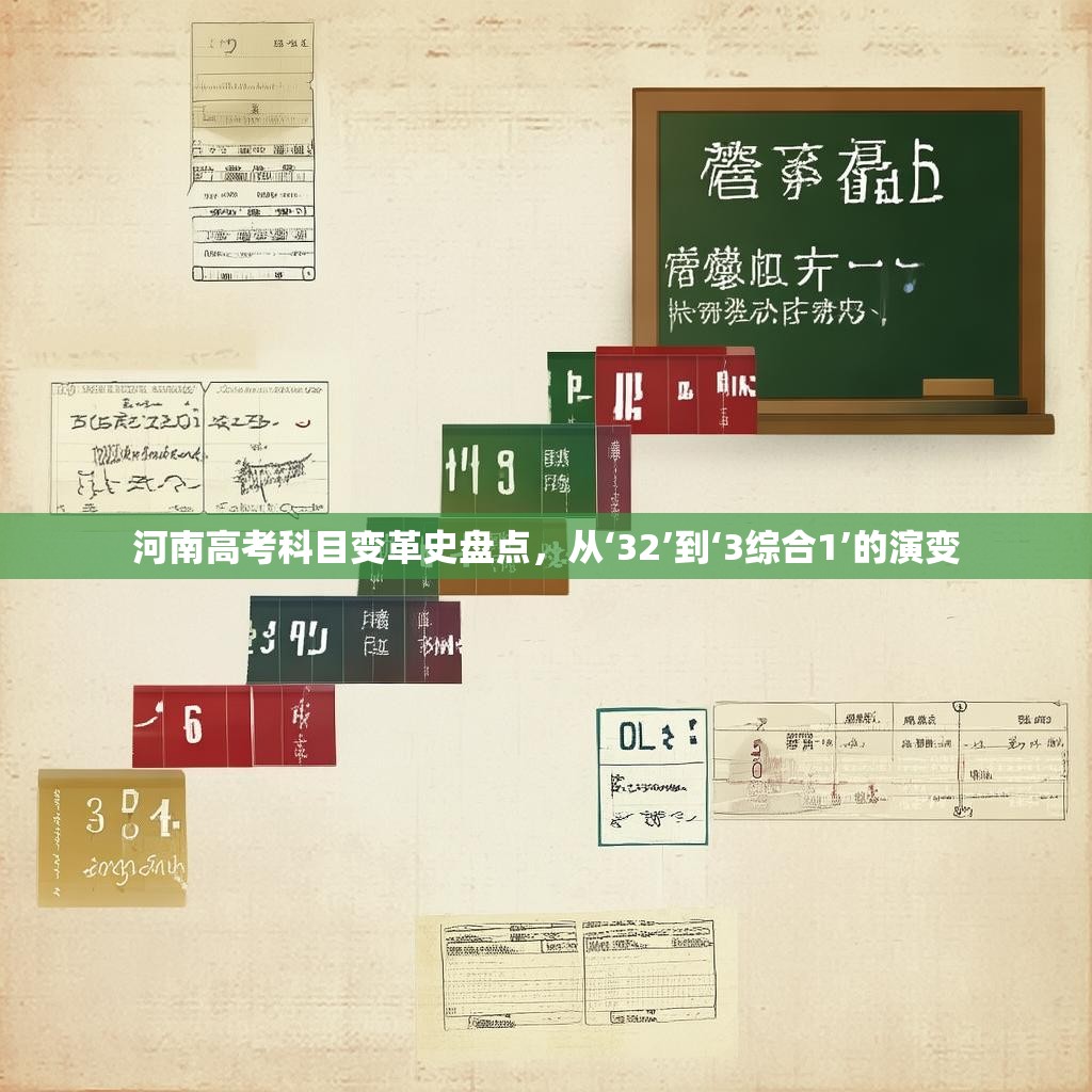 河南高考科目变革史盘点，从‘32’到‘3综合1’的演变