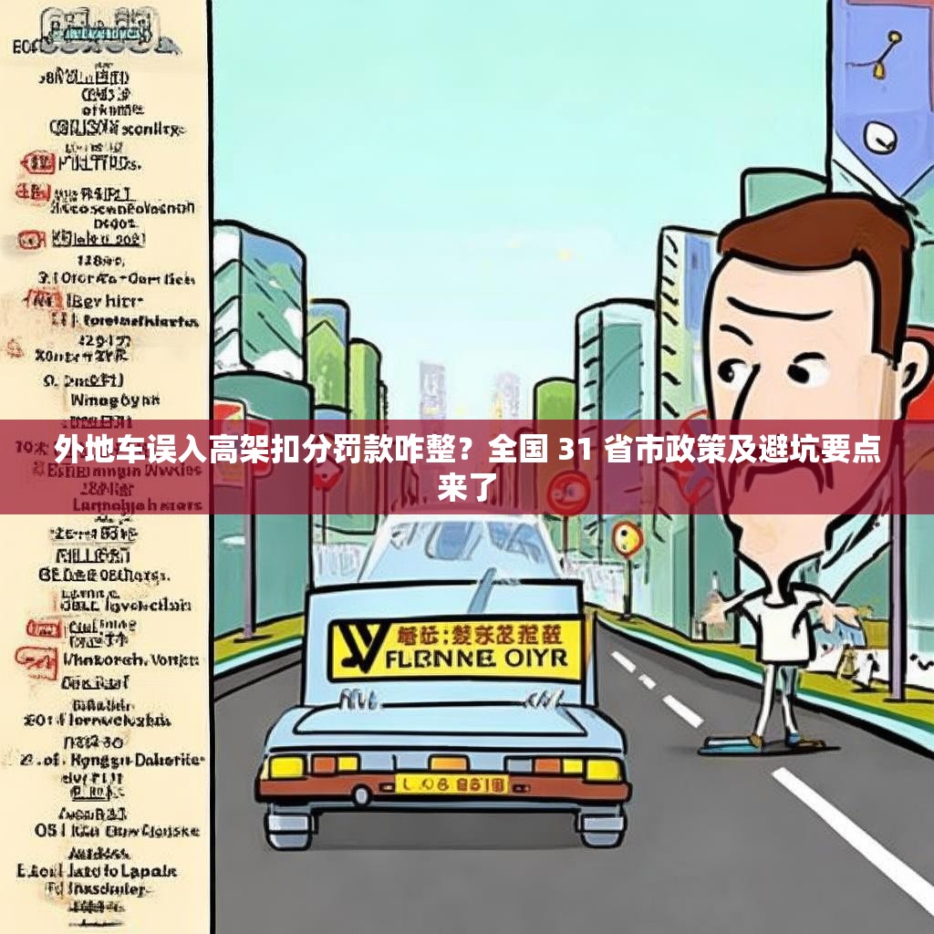 外地车误入高架扣分罚款咋整？全国 31 省市政策及避坑要点来了