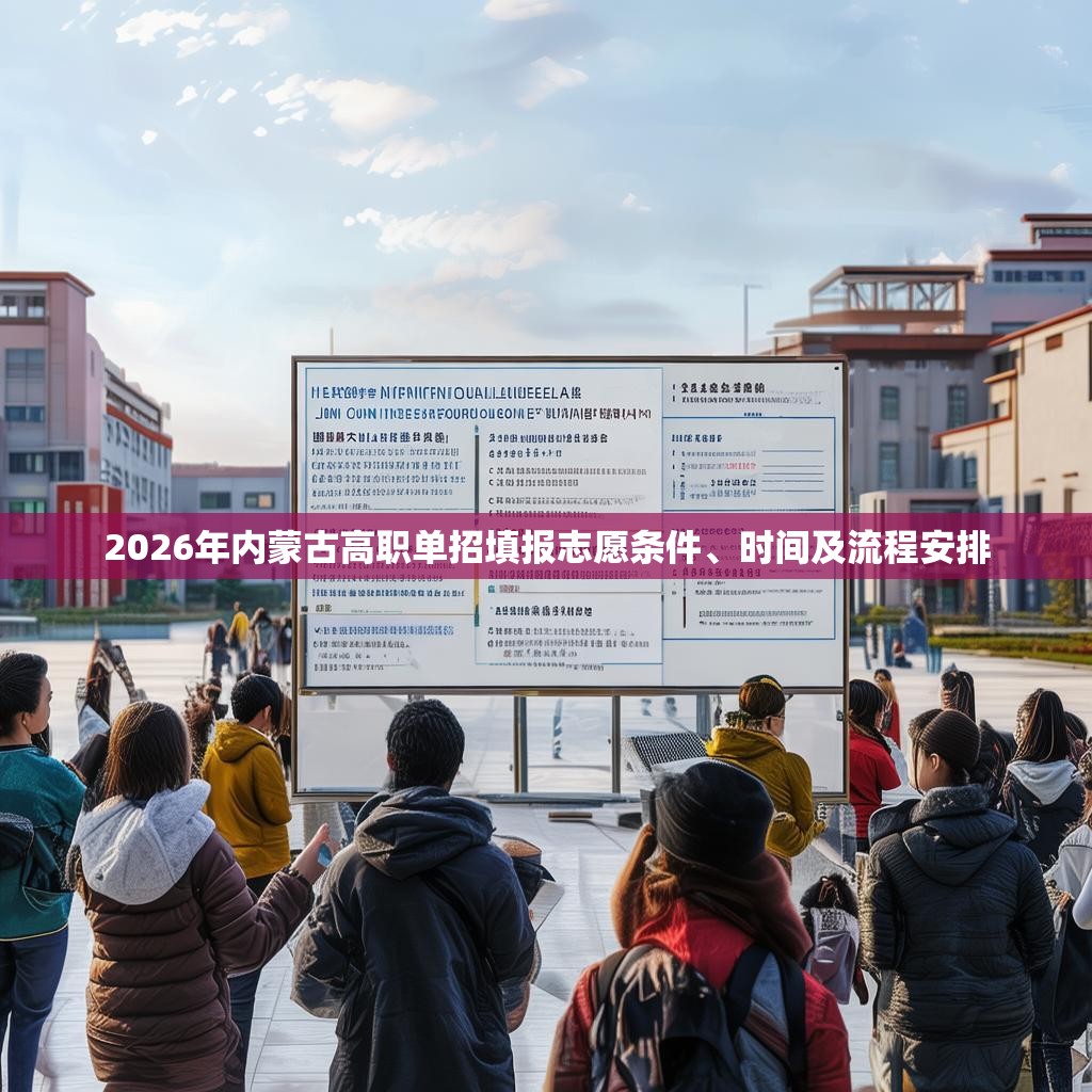 2026年内蒙古高职单招填报志愿条件、时间及流程安排