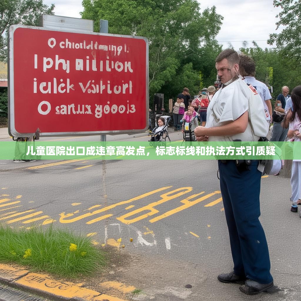 儿童医院出口成违章高发点，标志标线和执法方式引质疑
