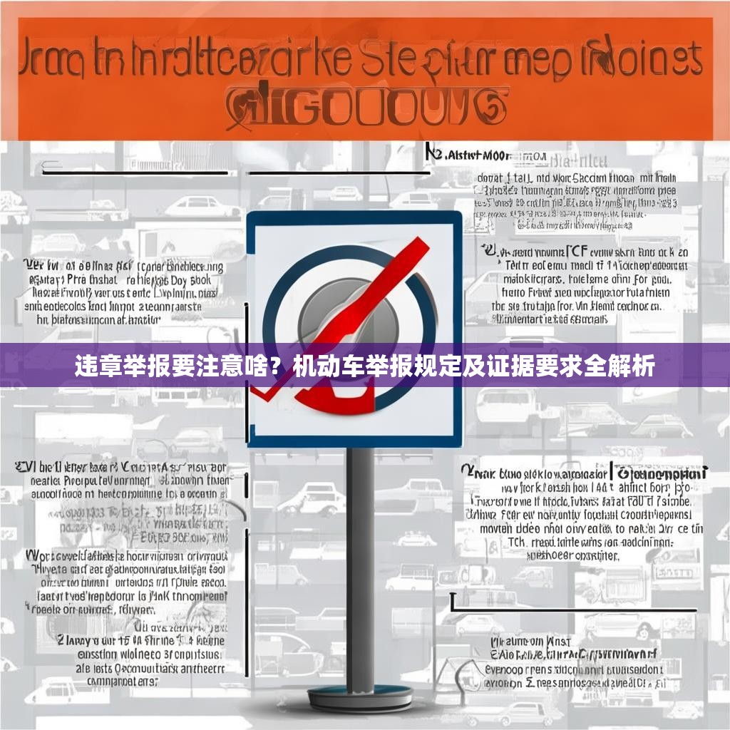 违章举报要注意啥？机动车举报规定及证据要求全解析