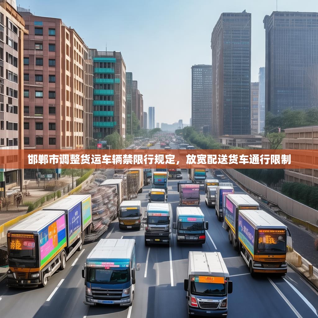 邯郸市调整货运车辆禁限行规定,放宽配送货车通行限制