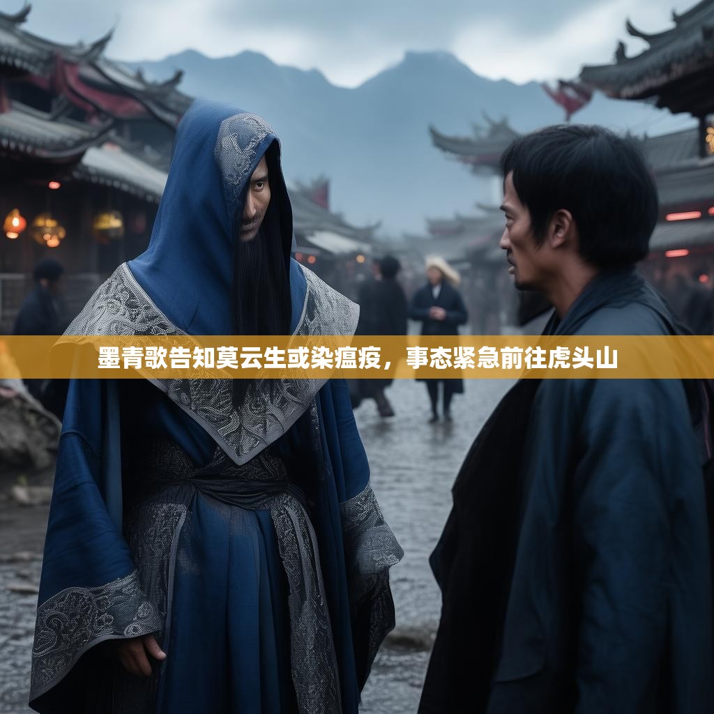 墨青歌告知莫云生或染瘟疫，事态紧急前往虎头山