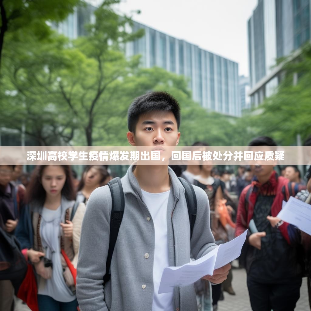 深圳高校学生疫情爆发期出国，回国后被处分并回应质疑