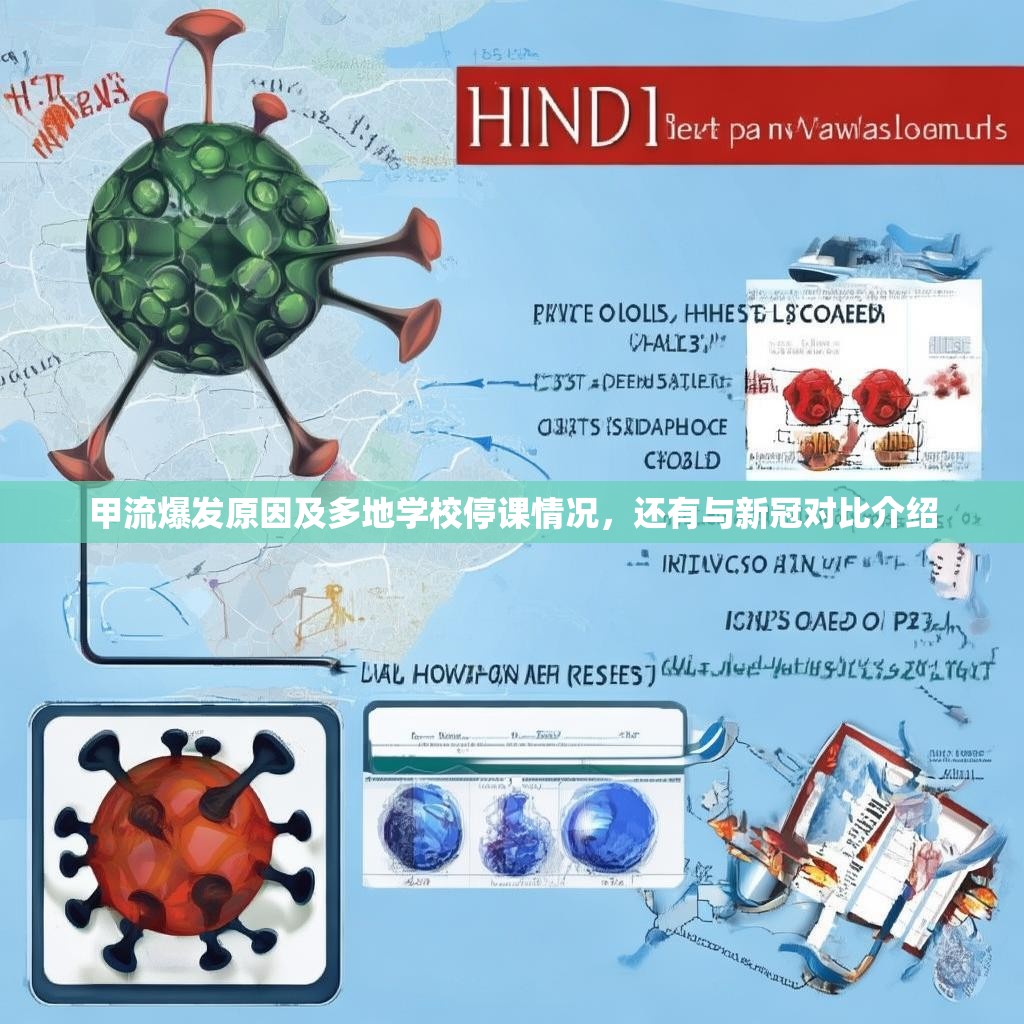 甲流爆发原因及多地学校停课情况，还有与新冠对比介绍