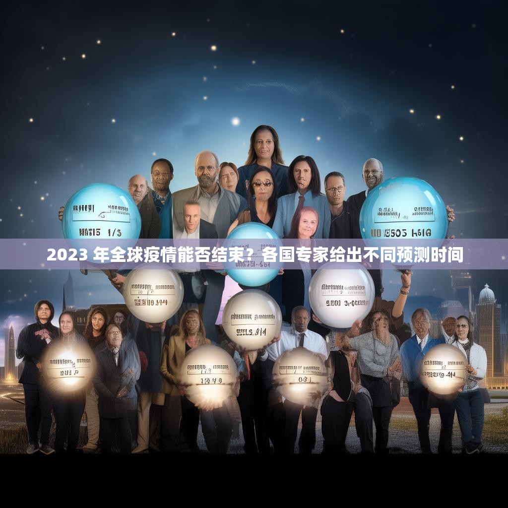 2023 年全球疫情能否结束？各国专家给出不同预测时间