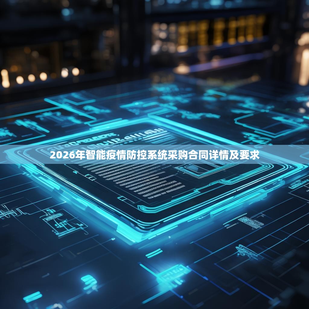 2026年智能疫情防控系统采购合同详情及要求