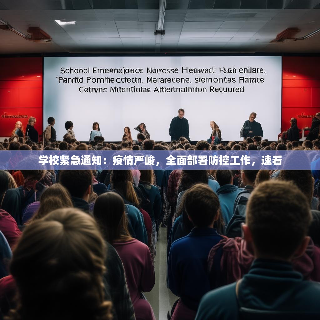 学校紧急通知：疫情严峻，全面部署防控工作，速看