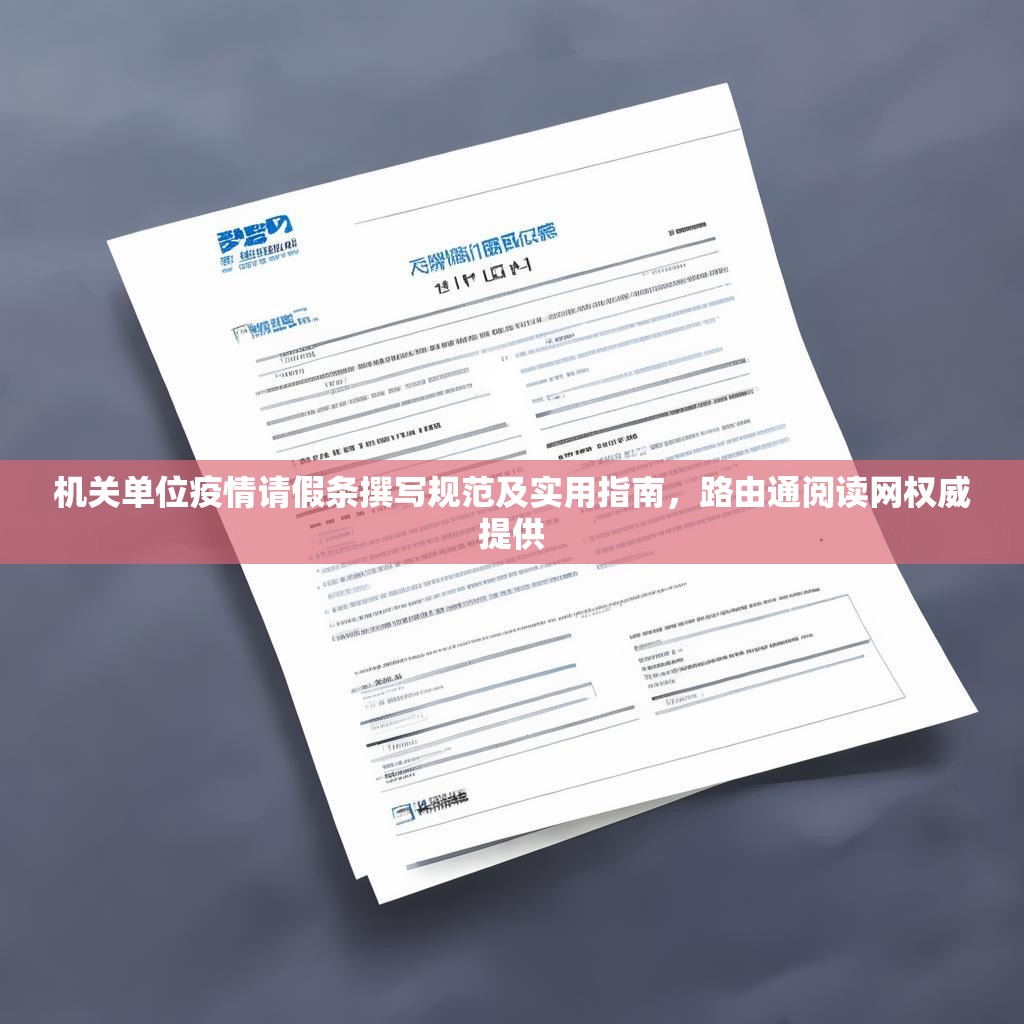 机关单位疫情请假条撰写规范及实用指南，路由通阅读网权威提供