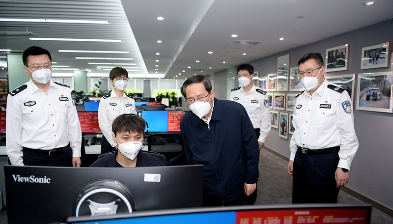 李强检查疫情防控,看望慰问抗疫一线公安民警并提要求