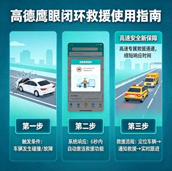 高德地图高速闭环救援功能升级，为常跑高速者保驾护航