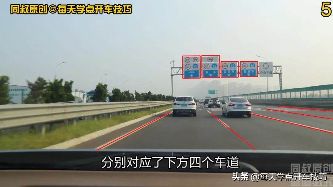 高速不同车道限速标准及车型行驶规定,你都了解吗?