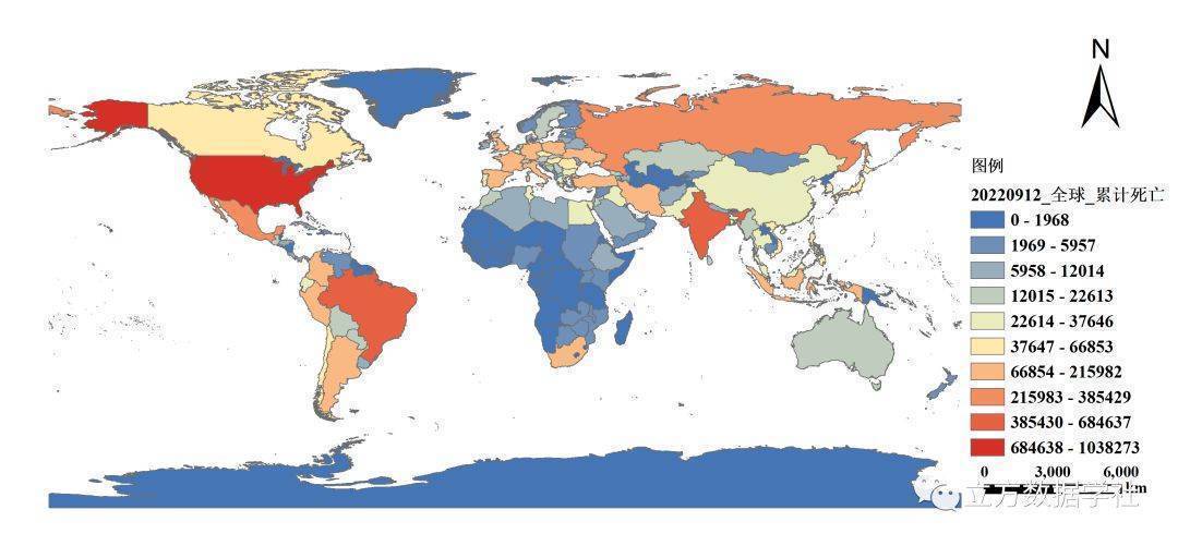 2020.1.3 - 2022.9.12世界各国新冠疫情确诊及死亡数据分享
